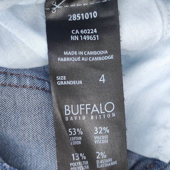 Buffalo jeans Aubrey women's sz 4 ink blue colour High rise Stretch Ankle grazer - Picture 7 of 14